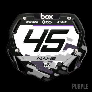 BMX Numberplate Birdie purple