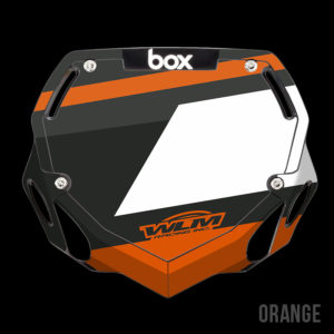 BMX Numberplate Dunk2 Orange