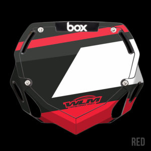 BMX Numberplate Dunk2 Red