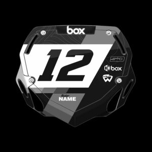 BMX Numberplate Norden Grey