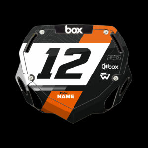 BMX Numberplate Norden Orange