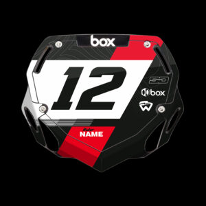 BMX Numberplate Norden Red