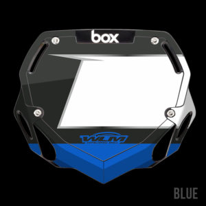 BMX Numberplate Revo2 Blue
