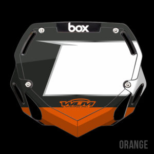 BMX Numberplate Revo2 Orange