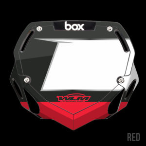 BMX Numberplate Revo2 Red