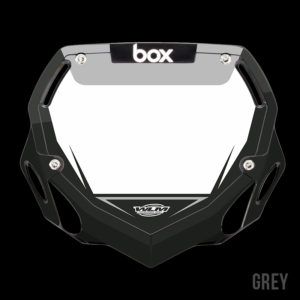 BMX Numberplate Tiro2 Grey