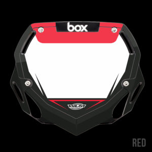 BMX Numberplate Tiro2 Red