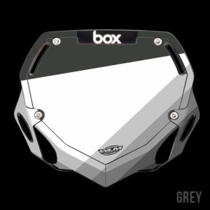 BMX Numberplate Zero2 Grey