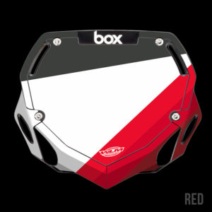 BMX Numberplate Zero2 Red