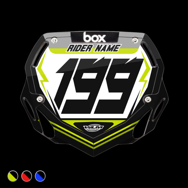 BMX Numberplate name