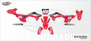 Honda Gone Red HondaCRF450 21 compleet set