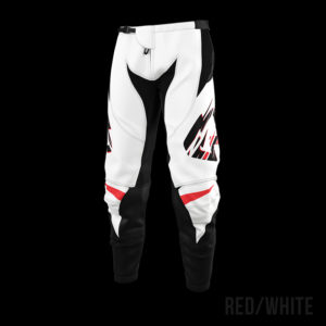 MX Broek Dashing Red White 1