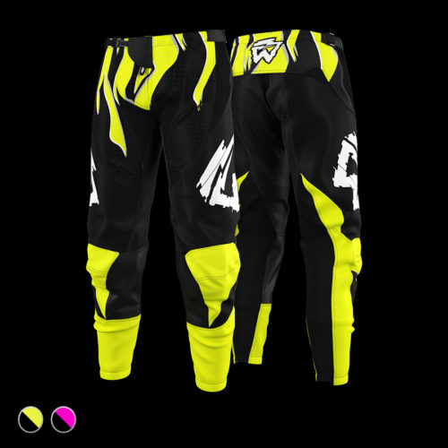 MX Broek Fire Yellow Front