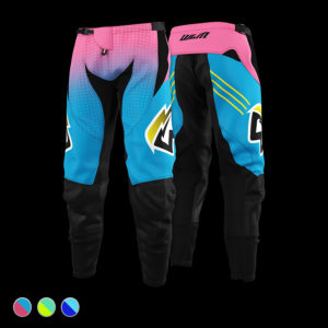 MX Broek Genus Blue Pink Front