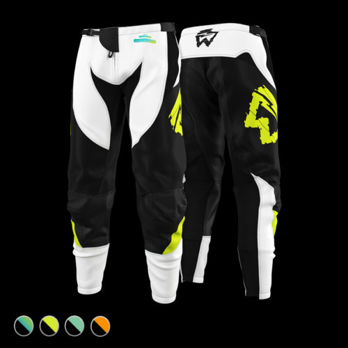 MX Broek Multix Green Lime Front