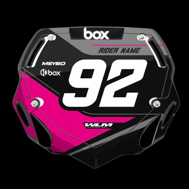 Nummerbord 2023 Racer Pink