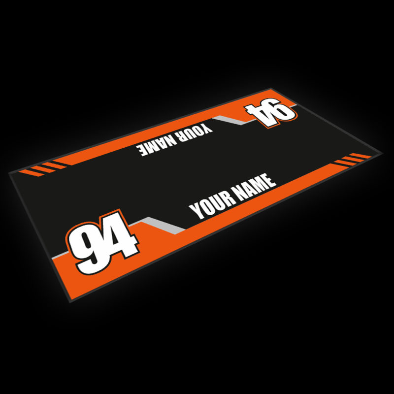 Paddock mat Racing Orange