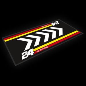 Paddock mat Stripes Yellow Red