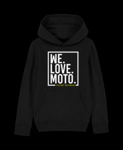 kids hoodie witte rand